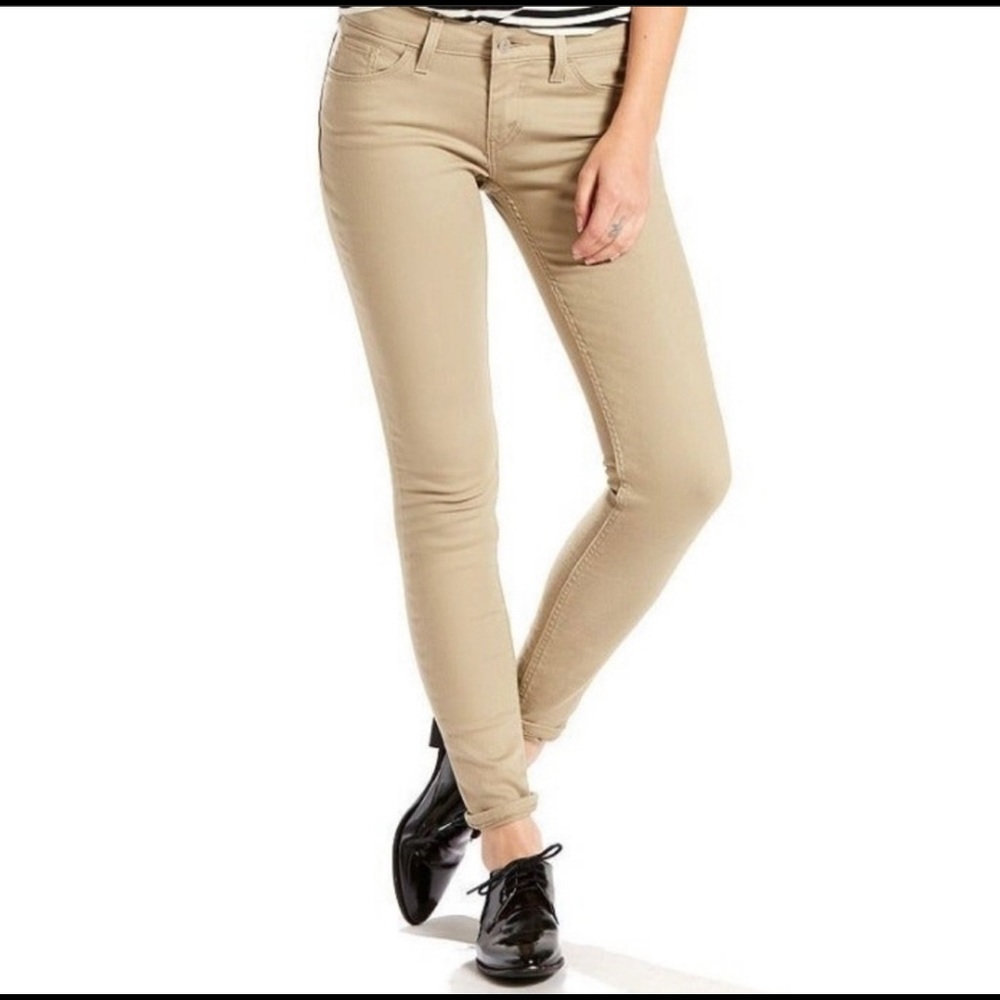 Levi’s 535 Super Skinny Khaki Pants Size 30